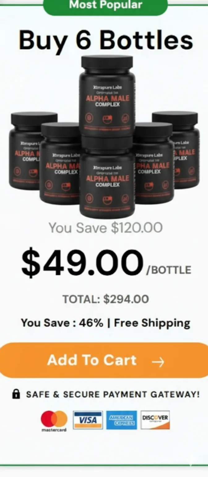 Buy Alpha Male Complex 6 Bottle